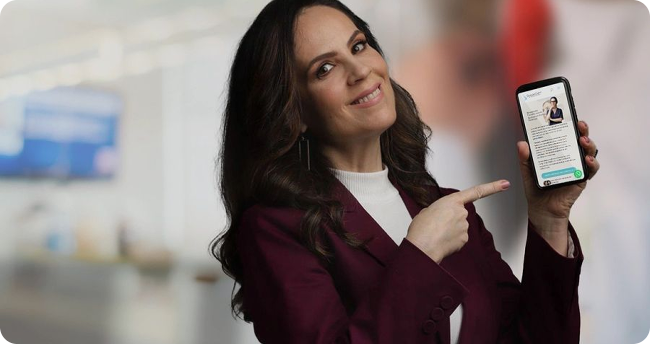 Dra. Claudia Ciuffi no consultório